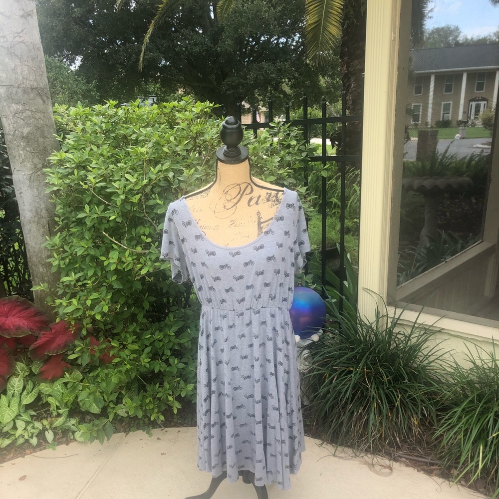 Torrid size 2 soft motorcycle print